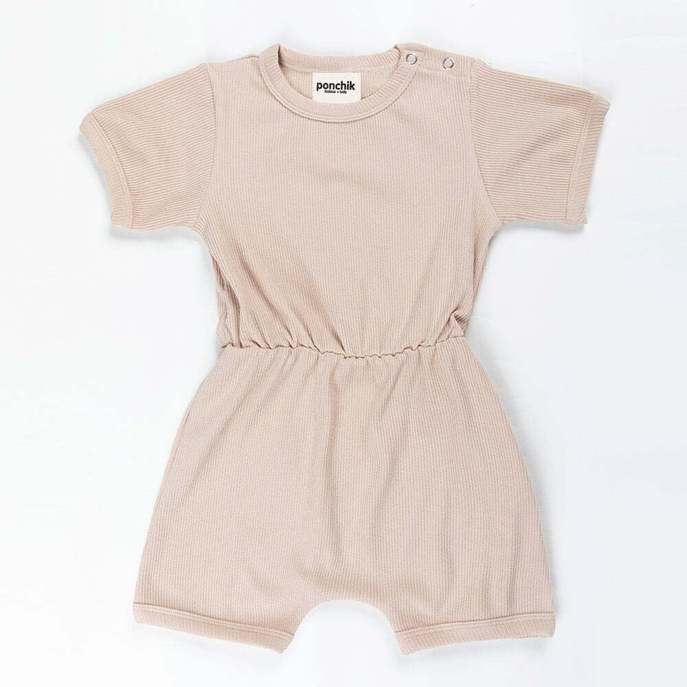 Ponchik Babies Cotton Ribbed Romper image number 4