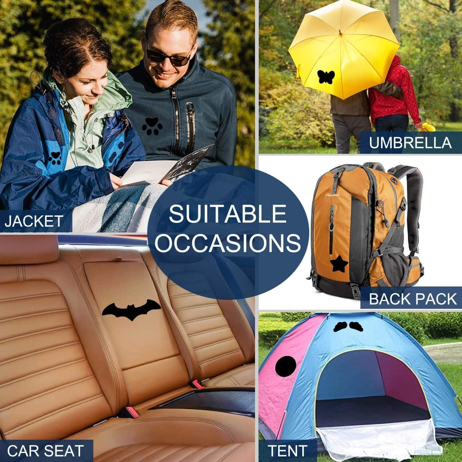 Self Adhesive Nylon Repair Patches,Nylon Repair Patches Self Adhesive Patch,Repair Patches down Jacket Nylon Fabric Patch,Nylon Fabric Patch Winter Self Adhesive Nylon Patch,Down Jacket Repair Patch image number 1