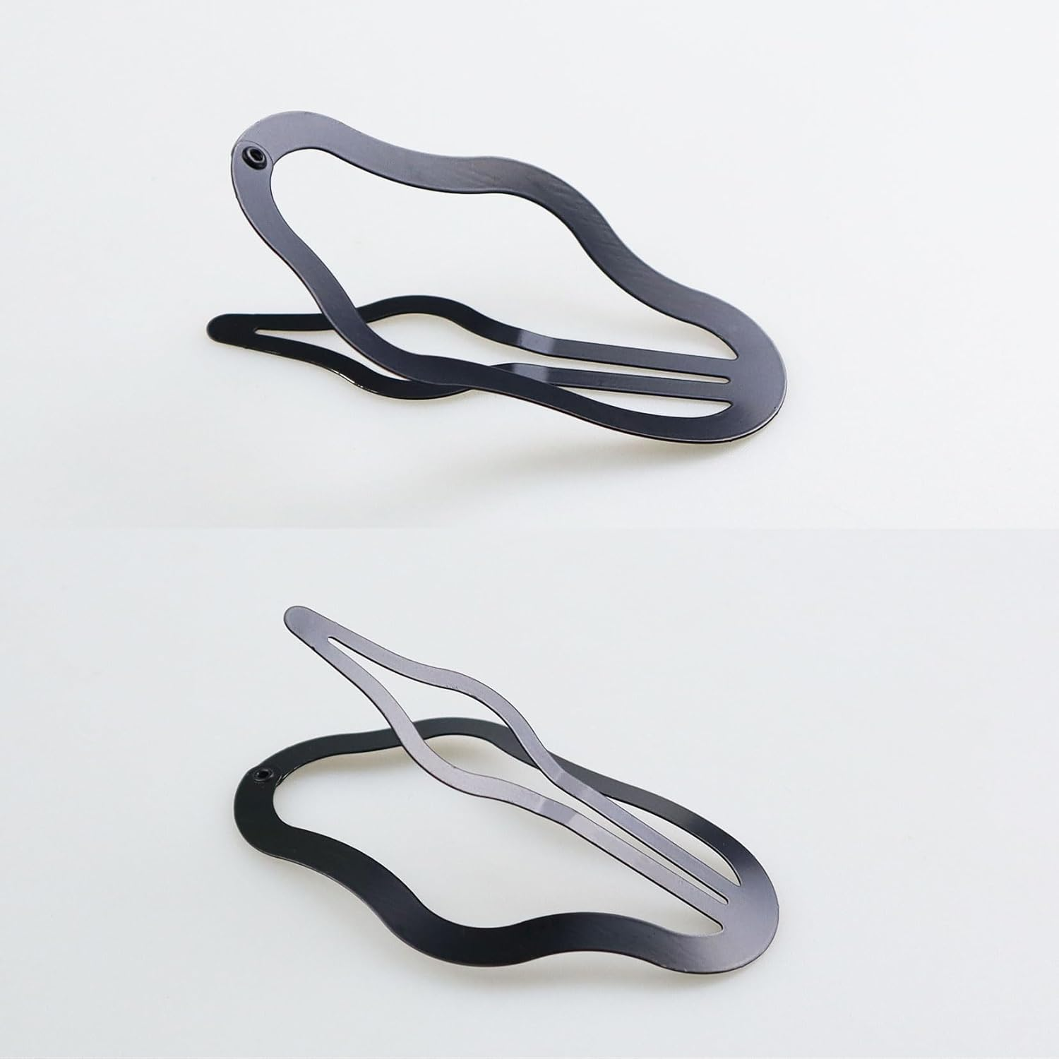 Hair Clips Girls Pack of 10 6.7 Cm Large Snap Hair Clips Hair Clips Metal Hair Clips Black Hair Clips Hair Accessories Hair Clip for Girls, Men and Women, Cloud Shape