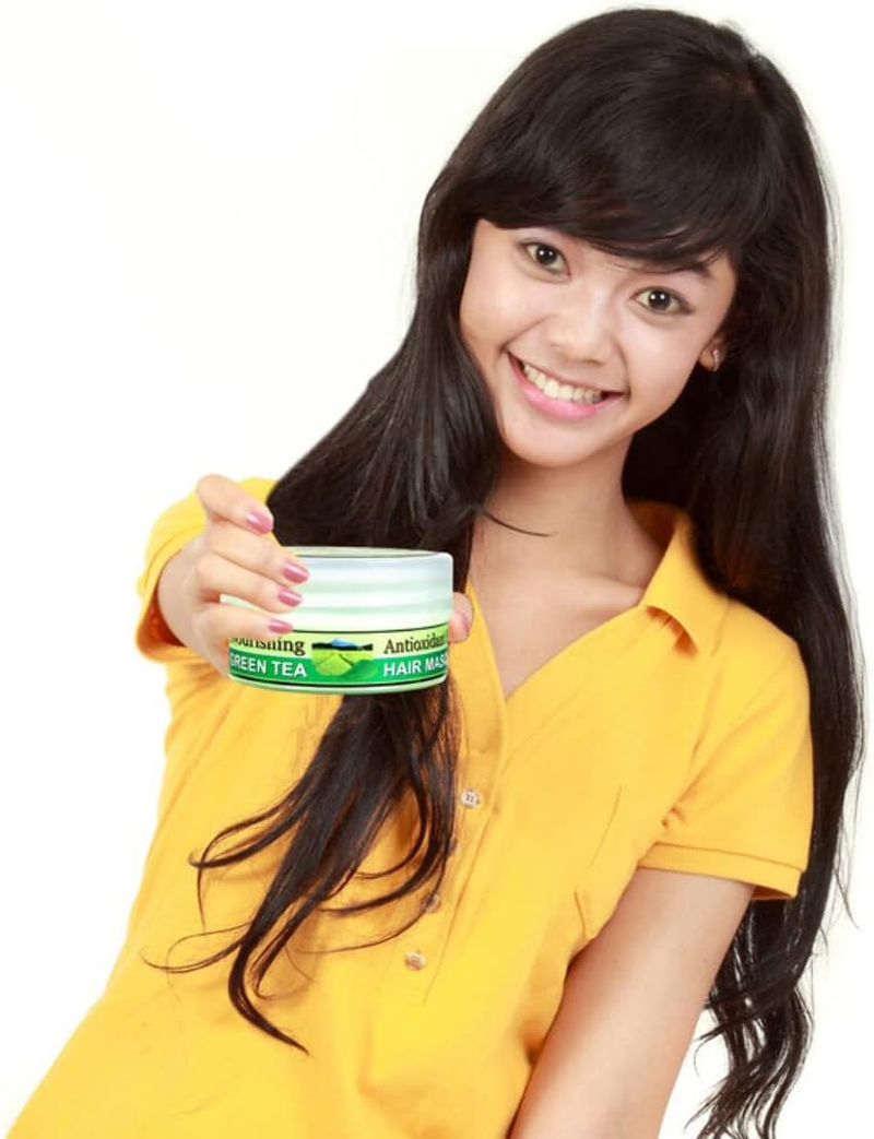 OKAY Pure Naturals OKAY Pure Naturals Green Tea Nourishing Antioxidant Rich Hair Masque, 2 Ounce, image number 3