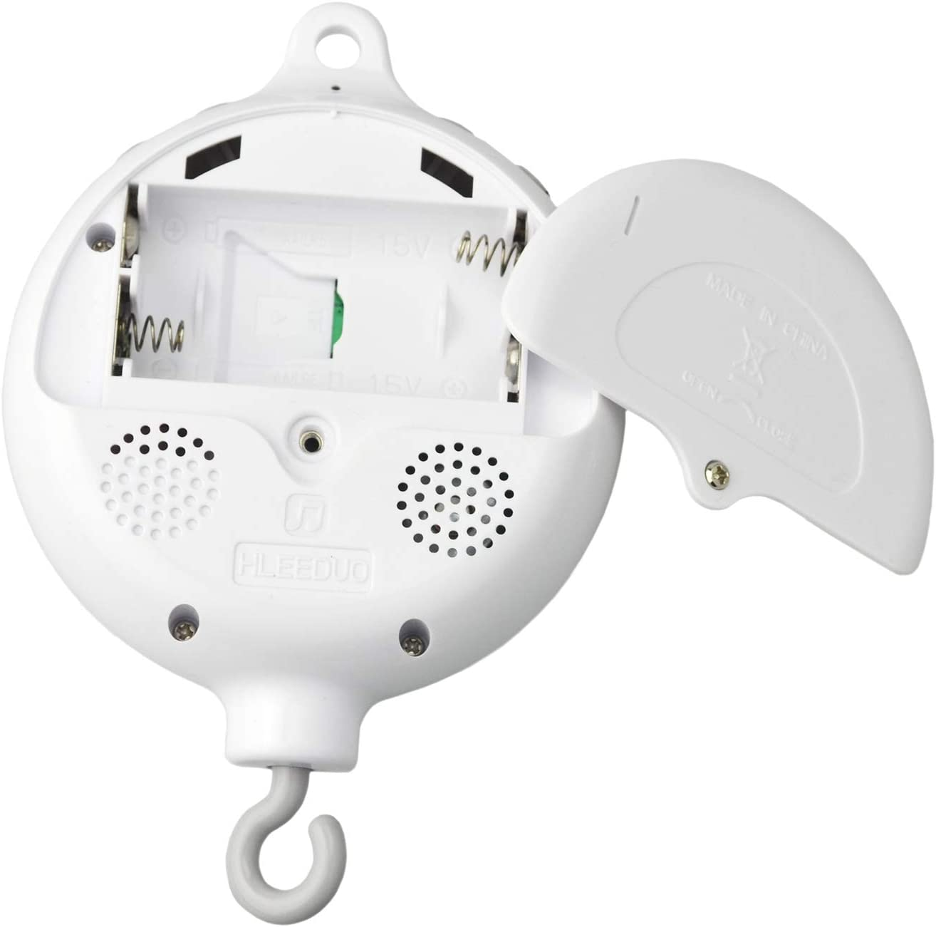 SAMYO Baby Crib Baby Bedding Battery-Operated Musical Mobile Rotary Music Box Plays Twelve Tunes Volume Adjustable (Without Arm)