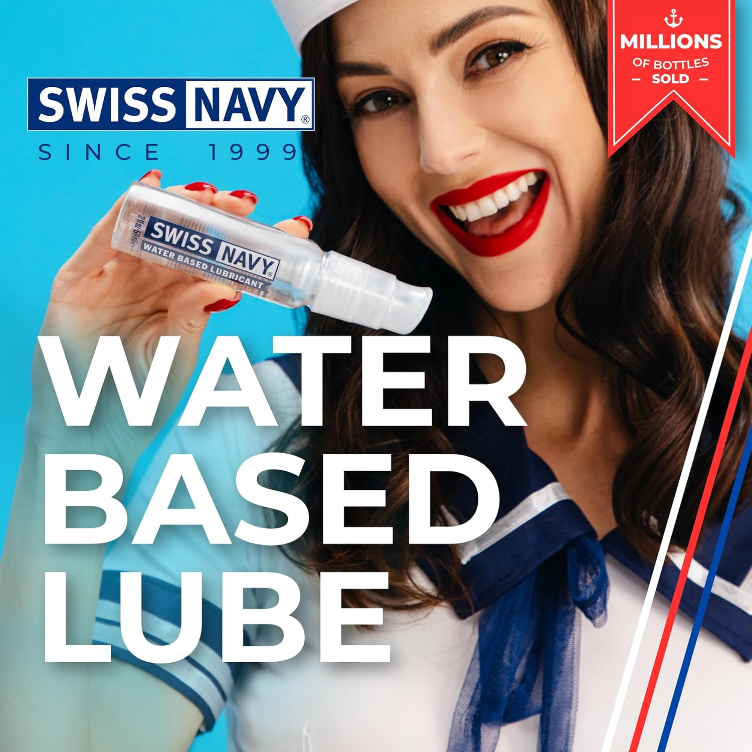 Swiss Navy Water Based Lubricant 2Oz, 59 Milliliters image number 6