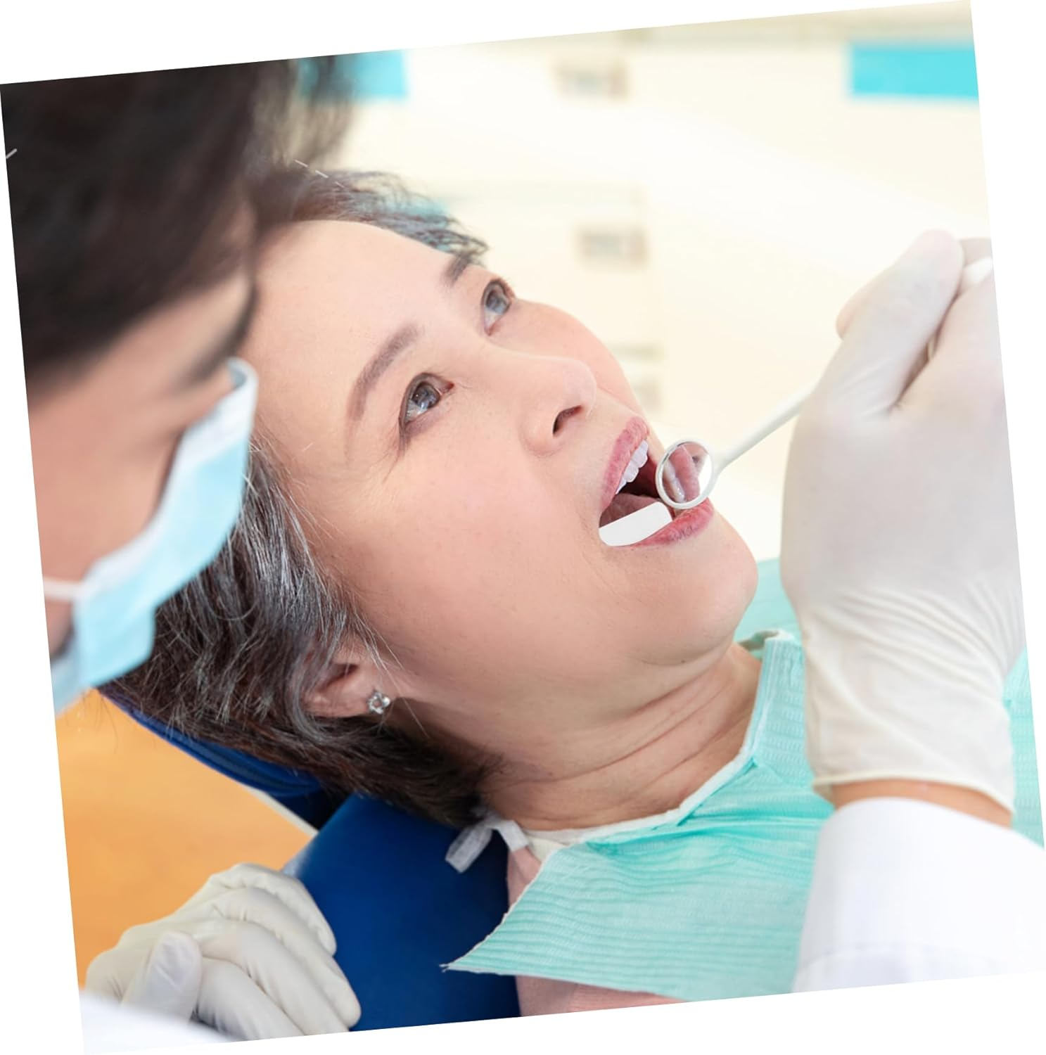 GANAZONO 50Pcs Highly Absorbent Cotton Rolls for Mouth Dental Cotton Rolls Blood Control Nose Plug for Teeth Cleaning image number 6