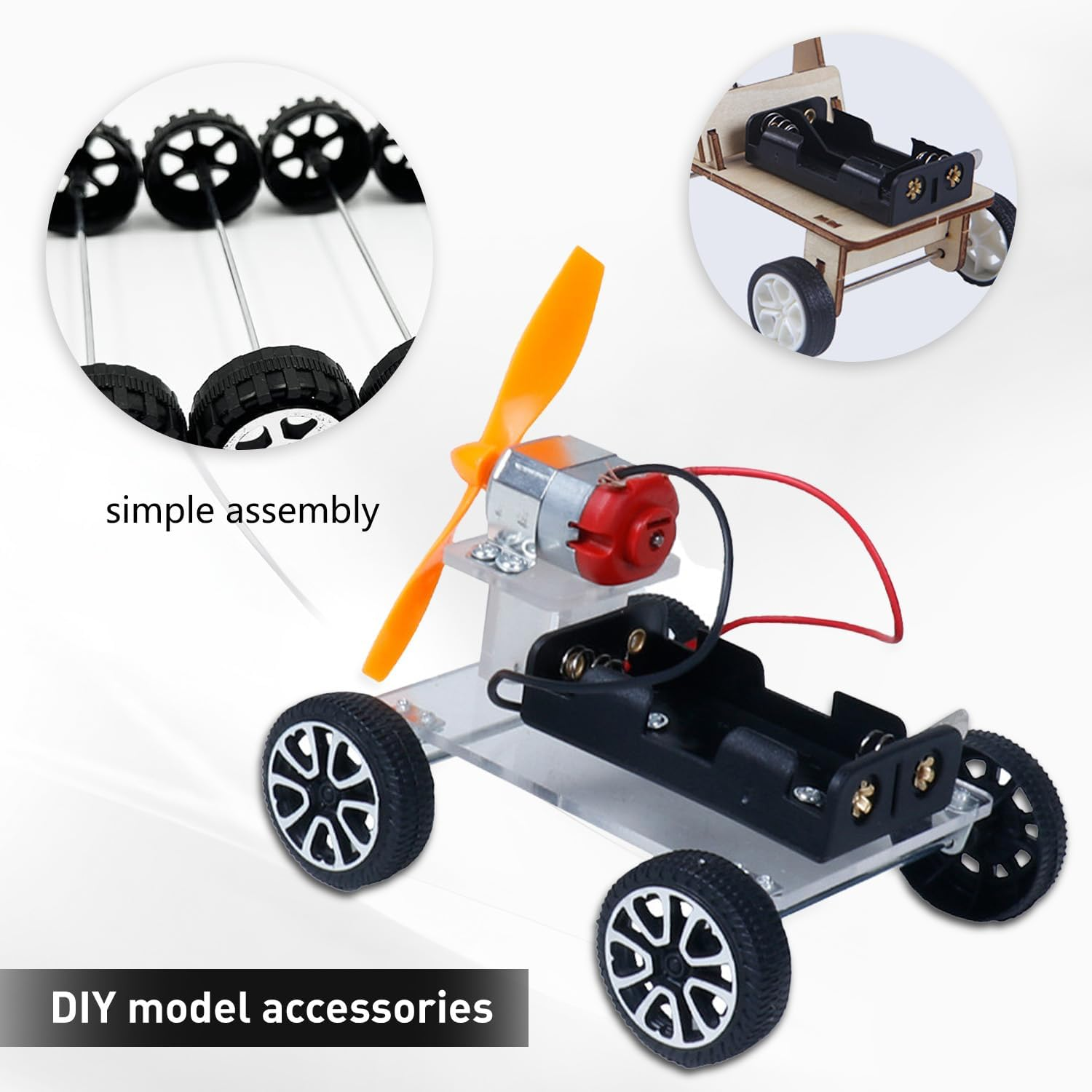 WALWAL Metal round Axles Shaft Rod Straight round Shaft Rod Bars Compatible for DIY Model Toy, DIY Robotics, RC Car, RC Helicopter Airplane, RC Boat image number 1