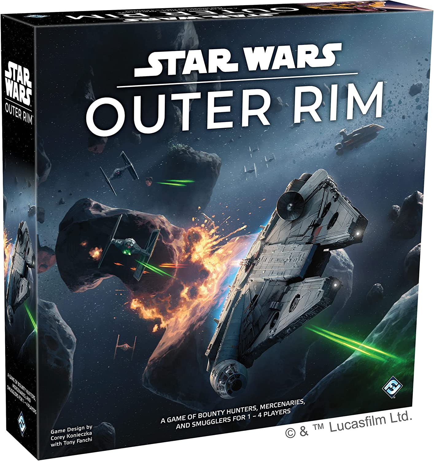 Fantasy Flight Games FFGSW06 Star Wars Outer Rim Board Game image number 2