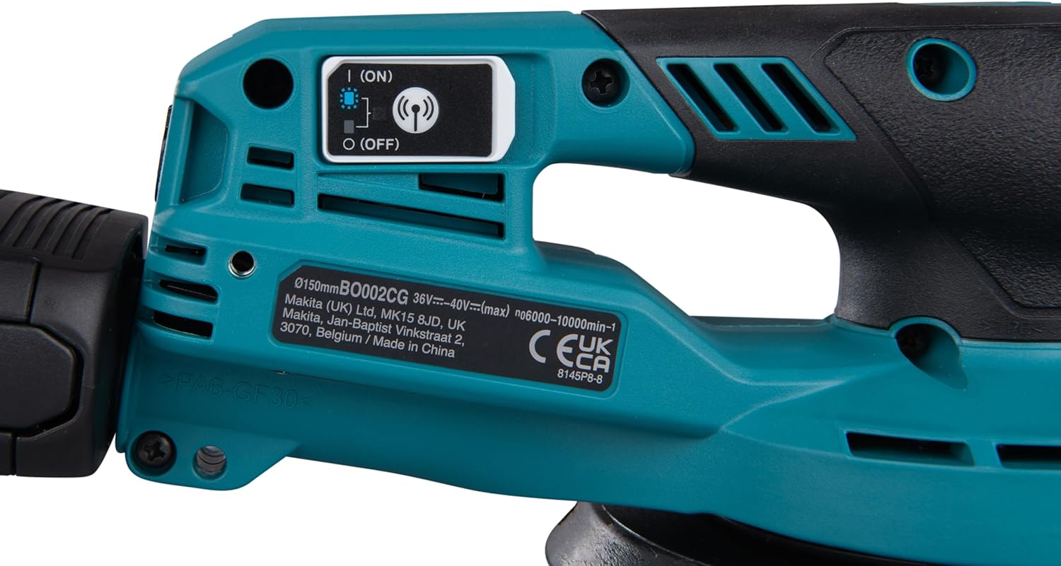Makita BO002CGZ 40V Max Li-Ion XGT 150Mm Brushless Random Orbit Sander, Batteries and Charger Not Included image number 5