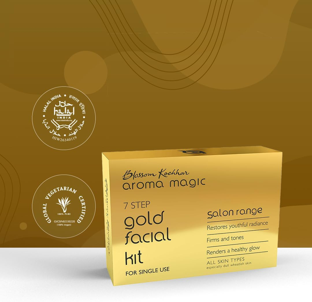 Aroma Magic Gold Facial Kit - (Single Use) - Pack of 7 image number 5