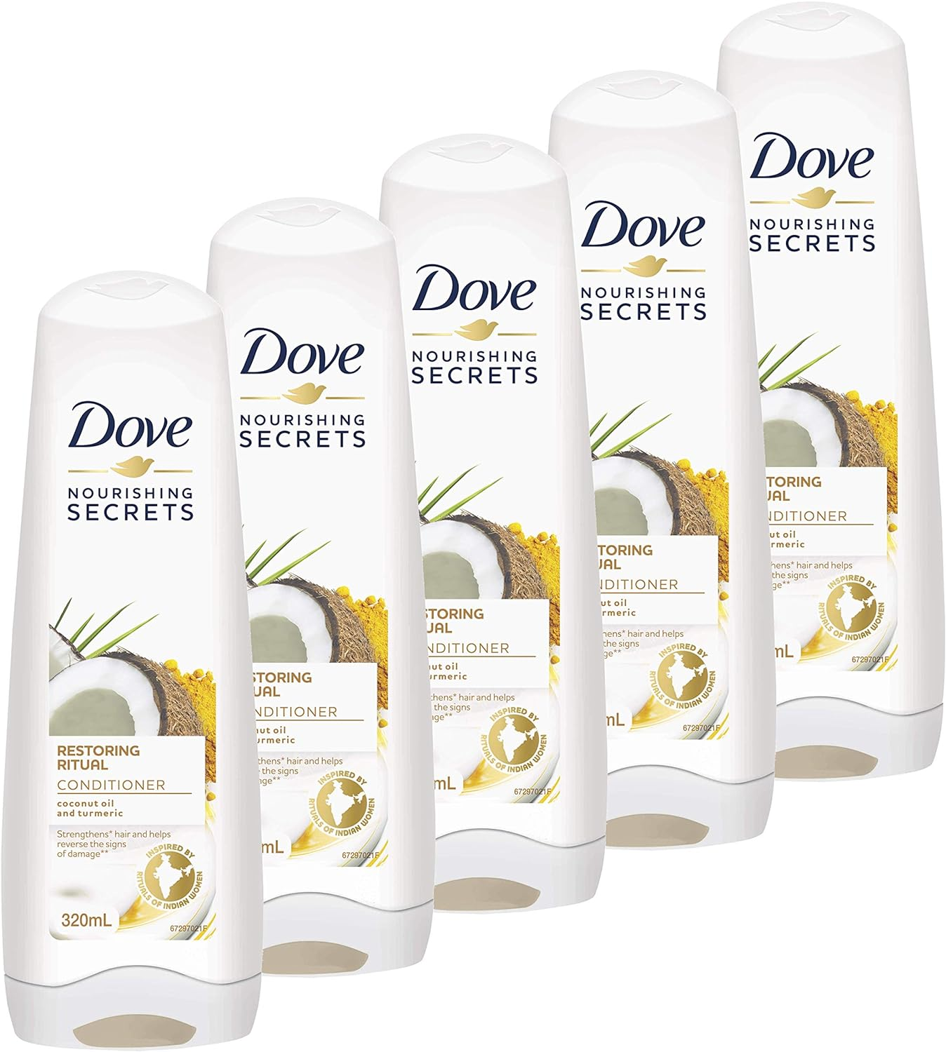 Dove Nourishing Secrets Conditioner Restoring Ritual, 5 X 320Ml image number 3