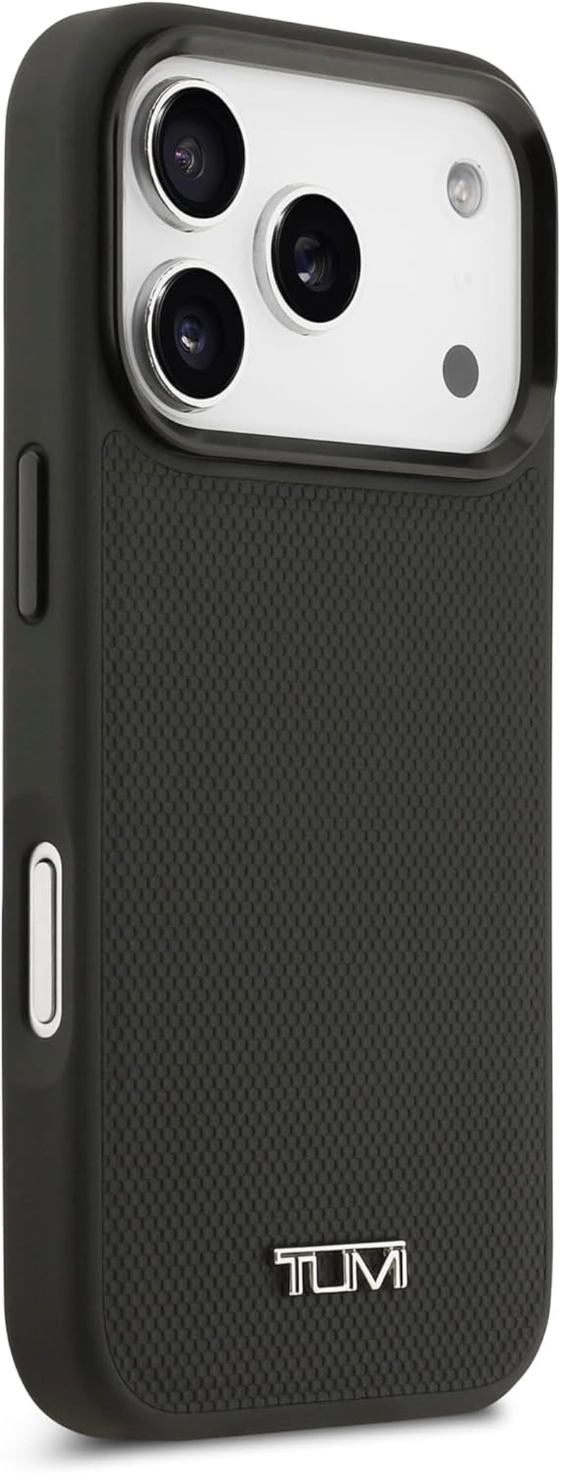 TUMI Embossed Magsafe Premium Leather Business Impact Protection Case for Iphone 17 PRO Black | Authentic Guaranteed image number 1