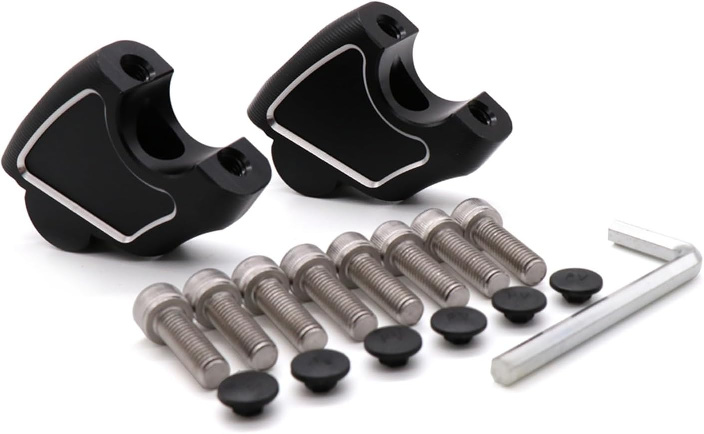 Handlebar Parts Decoration Motorcycle Handlebar Riser Mount Clamp for CMX500 Rebel500 CMX300 High Lifter Risers Accessories image number 2