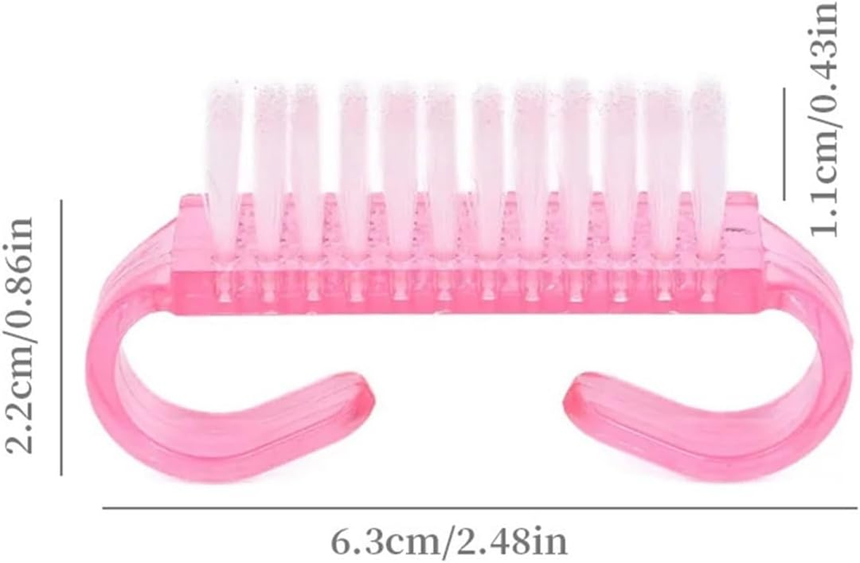 Handle Grip Nail Brush 4 Pack &ndash; Fingernail & Toenail Scrub Brushes for Men and Women, Durable Bristles for Hand, Foot, Pedicure Cleaning, Compact Size, Comfortable Grip image number 4