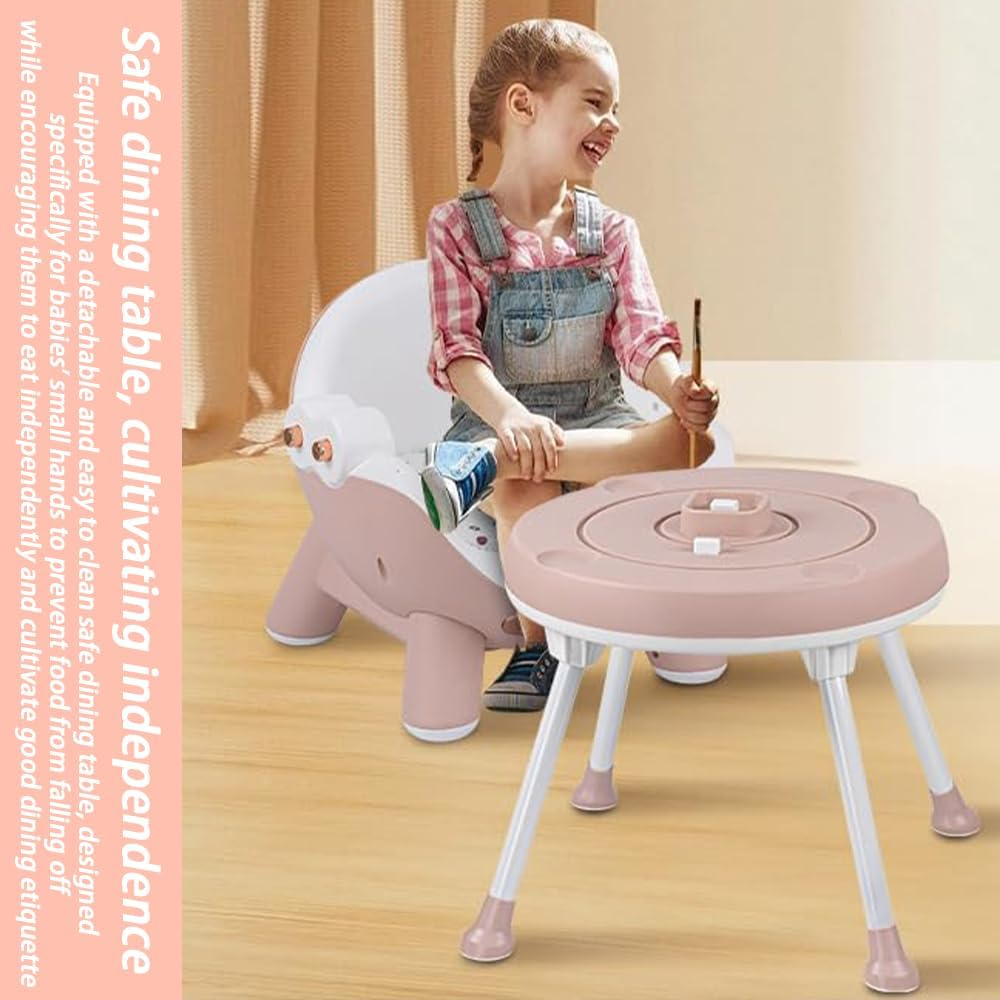 4-In-1 High Chair, Convertible High Chair with Removable Tray, High Chairs for Babies and Toddlers, Modern Design, Grows with Your Baby image number 1