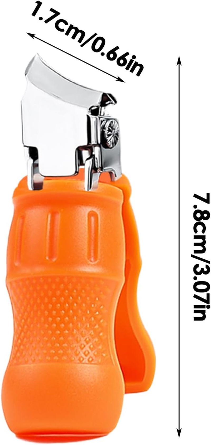 Mxshc Nail Clippers - Ingrown Nail Clippers,Heavy-Duty Precision Trimmer Cutter Ergonomic for Elderly Men Women Home Salon Pedicure - Orange image number 3