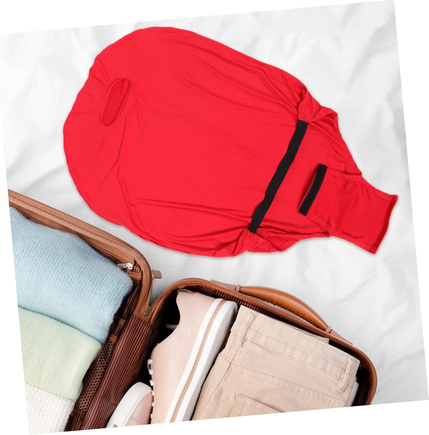 ADOCARN Suitcase Cover Elastic Luggage Protective Wrap Travel Accessories for Suitcases image number 4