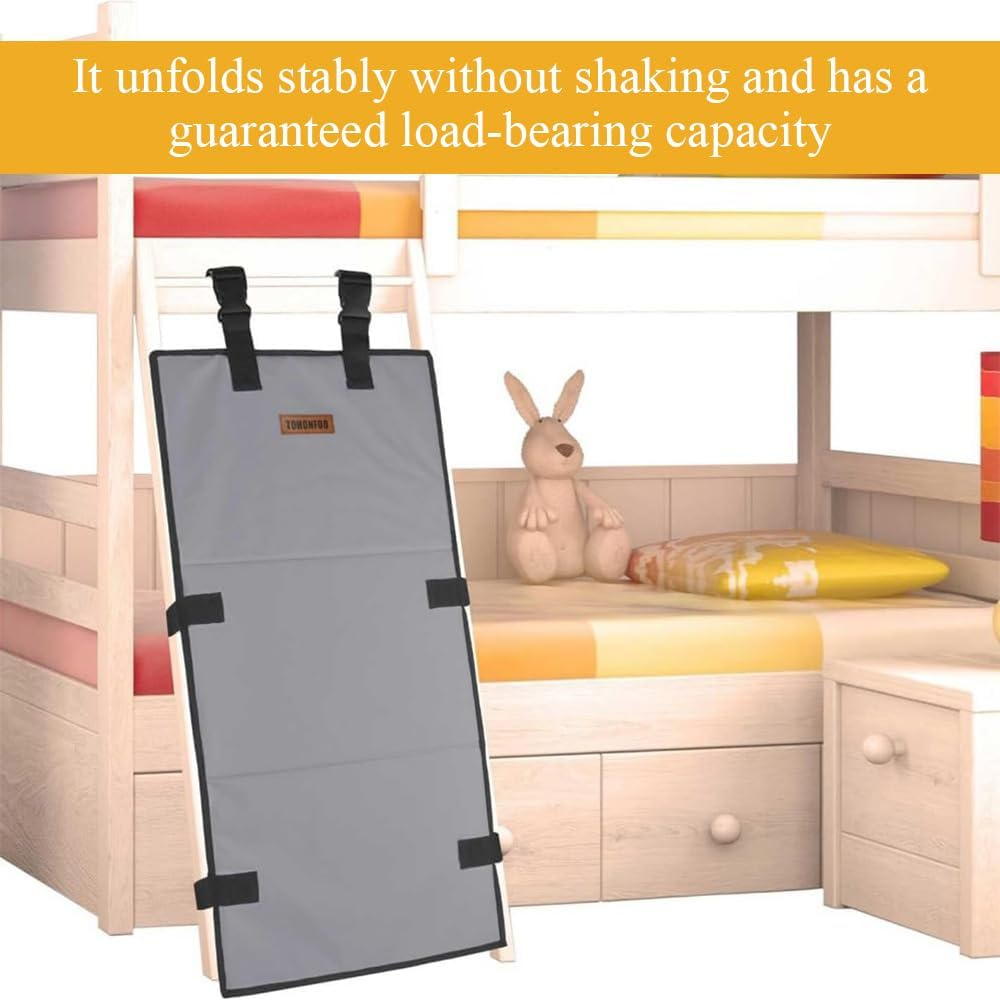 Bunk Bed Ladder Lock Board, Protective Foam Stepladder Step Cover, Secure Stairs Plate for Children Prevent from Climbing