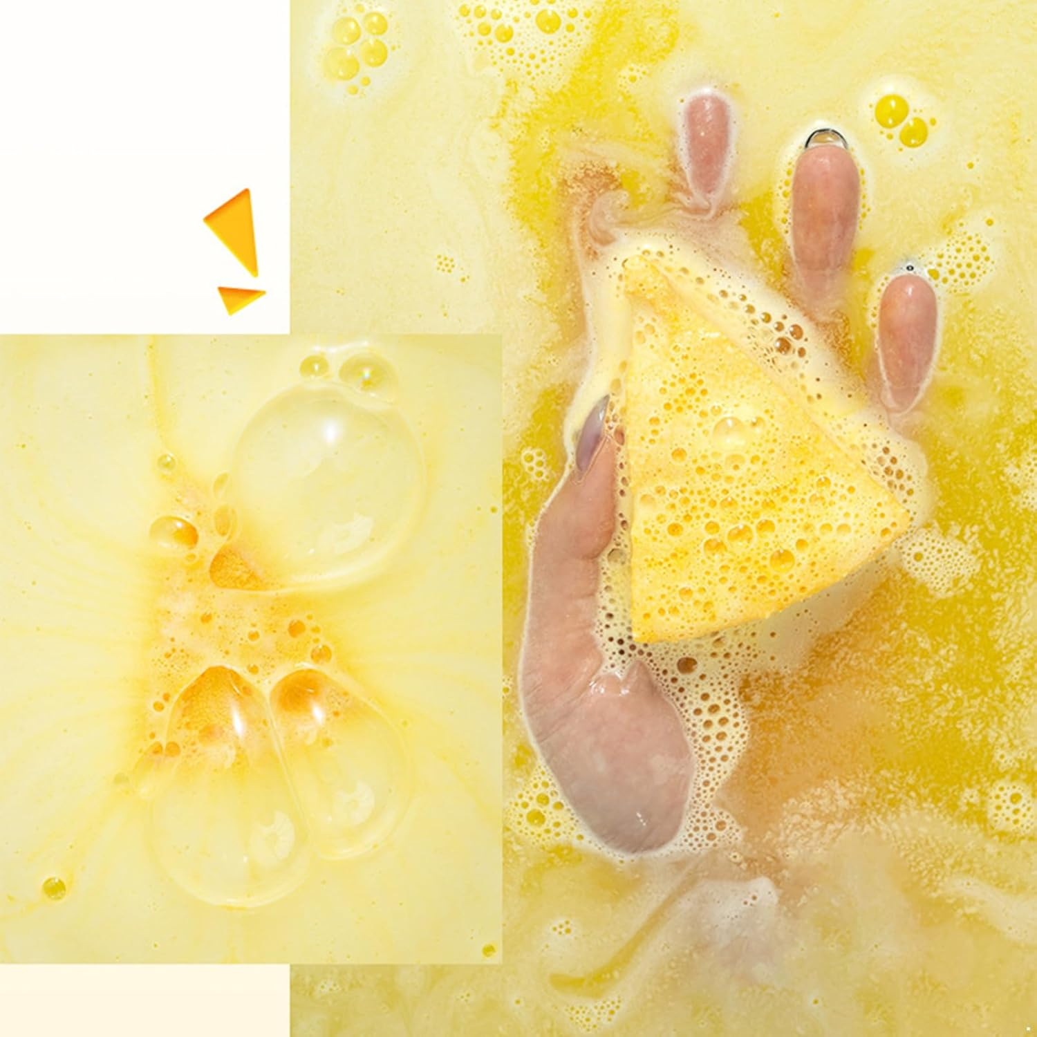 Aislor the Cheese Bath Single Cheesy Bath Bomb, Luxurious Moisturizing Fizzie Yellow One Size