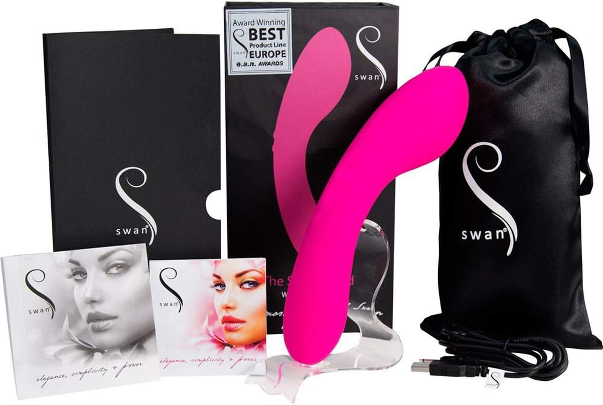 Swan Vibes the Swan Wand Massager, Pink image number 3