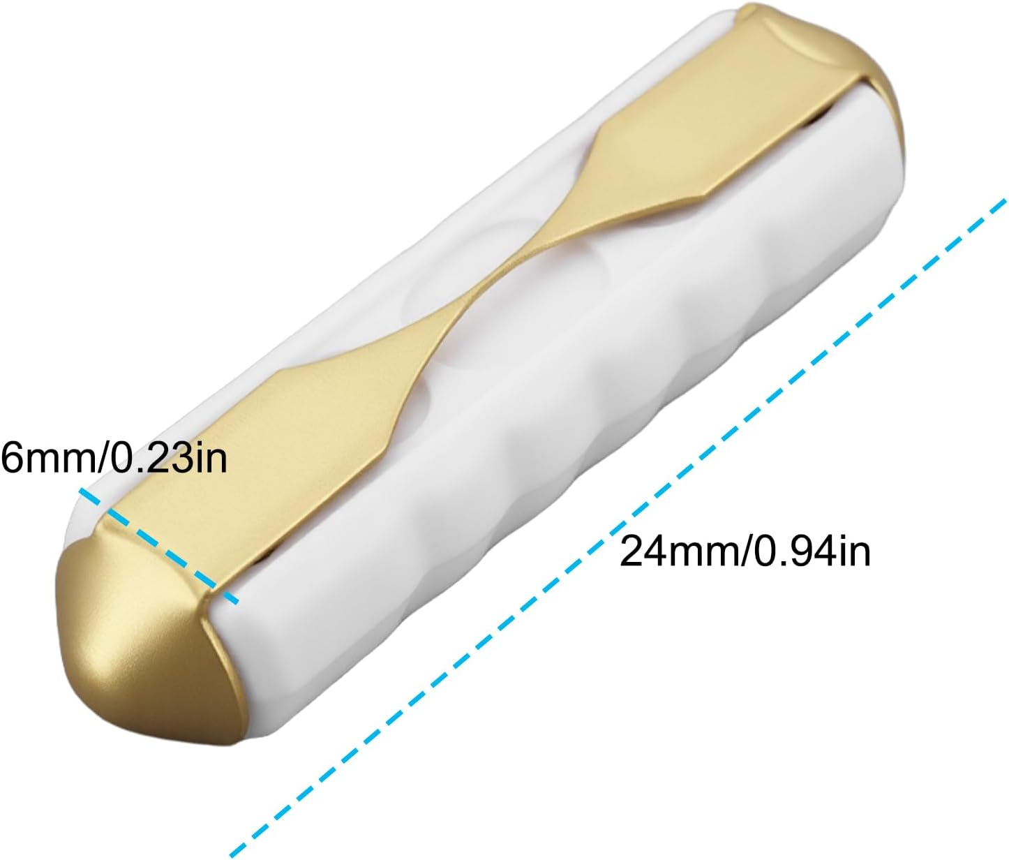 Ecsing 5Pcs BK/GBC-8 Electric Vehicle Fuse 24X6Mm for Automobiles Industrial Equipment White image number 1