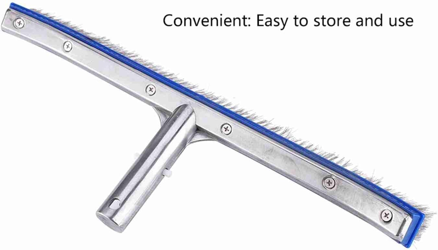 Steel Brush for Swimming Pool Supplies - Effective Brush for Pond Spa Hot Spring image number 6