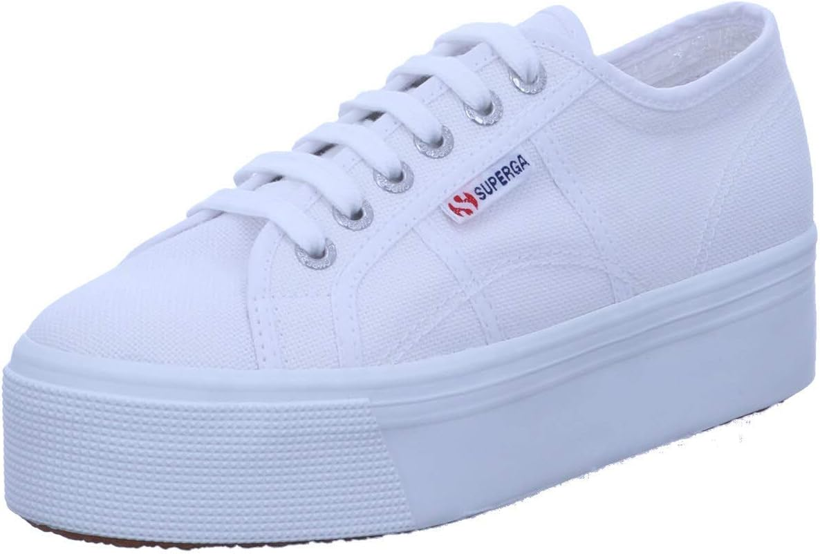 Superga Unisex 2790 Platform Sneaker, White, EU39/US M6.5W8 image number 2