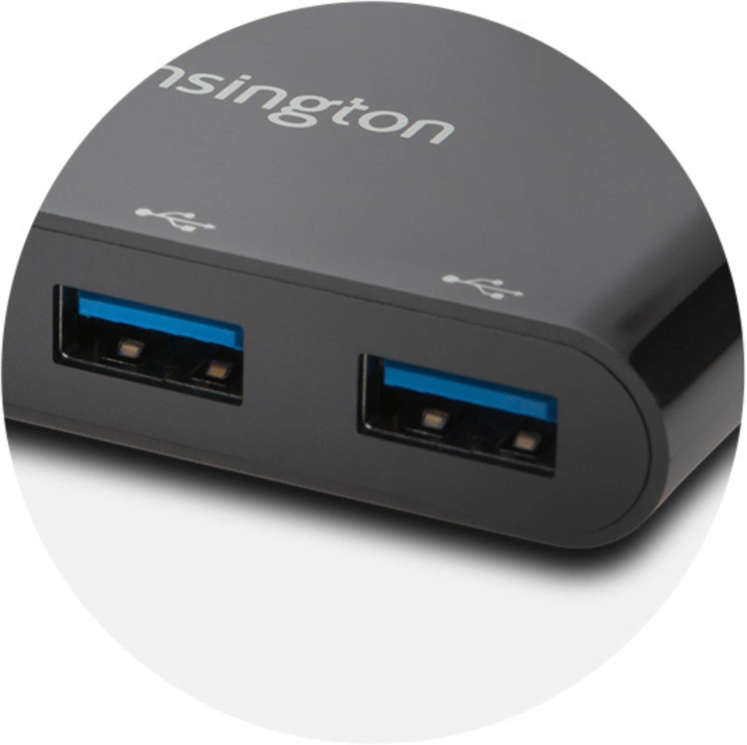 Kensington Ch1000 USB-C 4 Port Hub Black image number 2