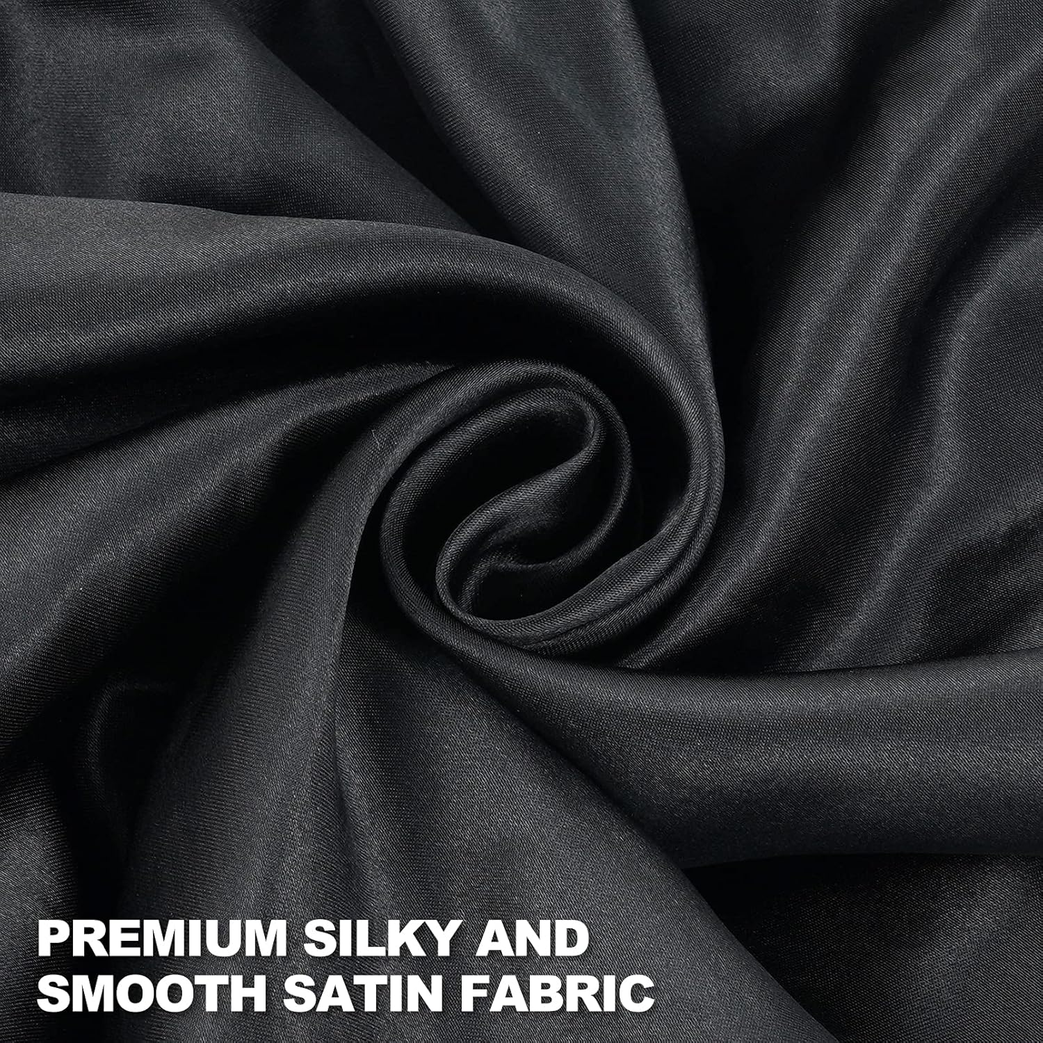 CHORHA Large Double-Sided Adjustable Satin Sleep Cap, Hair Bonnet for Sleeping, Suitable for All Kinds of Hair - Green image number 5