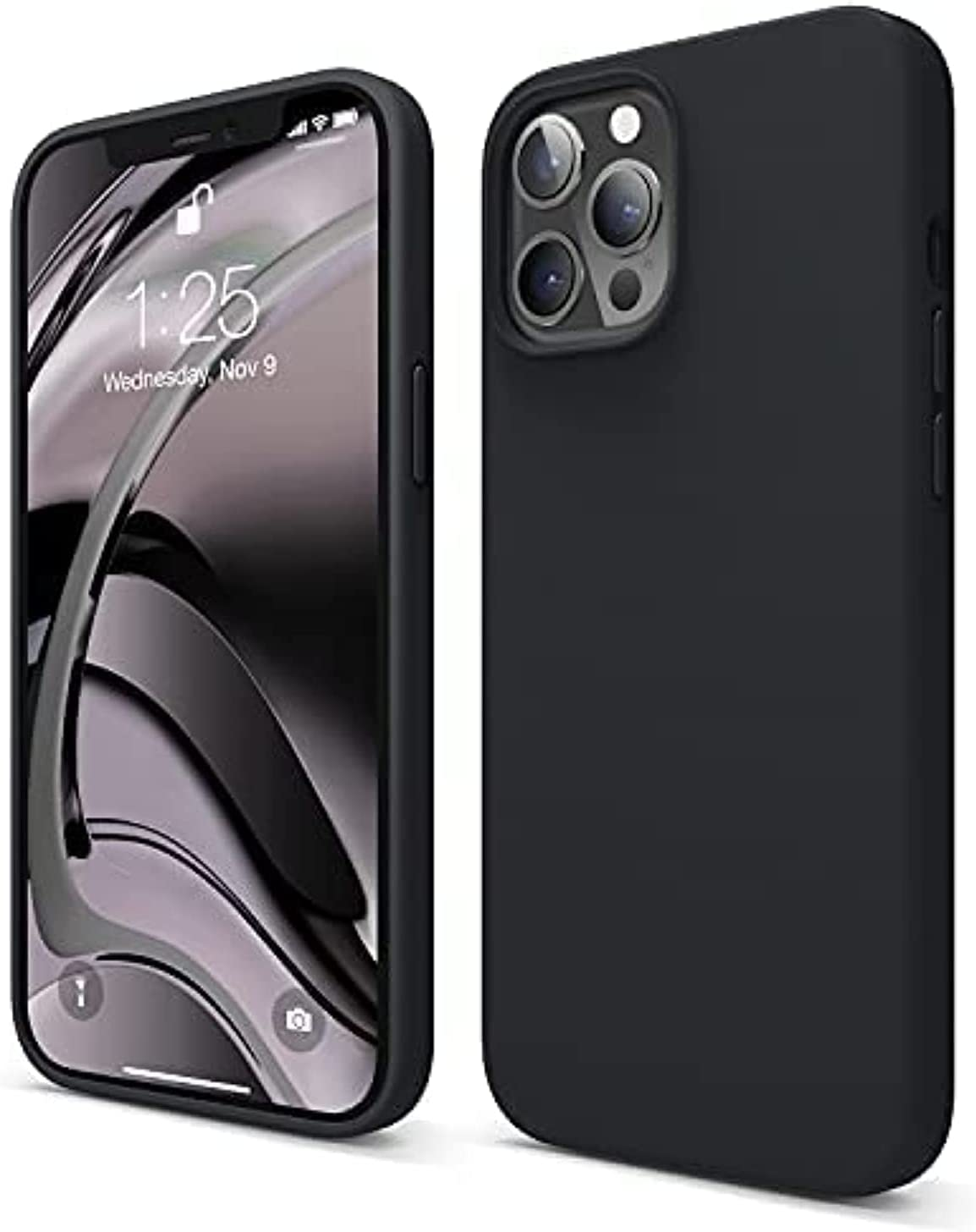 Elago Liquid Silicone Case Designed for Iphone 12 Pro Max Case (6.7"), Premium Silicone, Full Body Protection : 3 Layer Shockproof Cover Case (Green Mint)