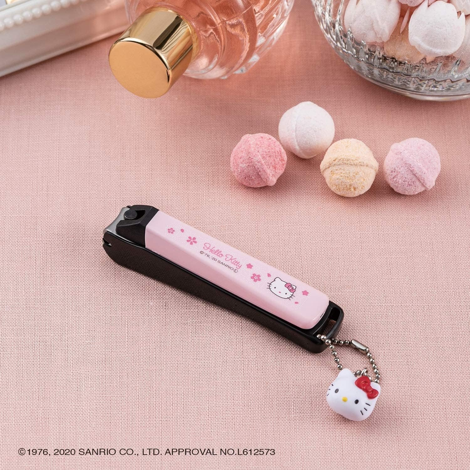 Hello Kitty Nail Clippers Pink S Stainless Steel Sakura Cherry Blossom Pattern image number 5