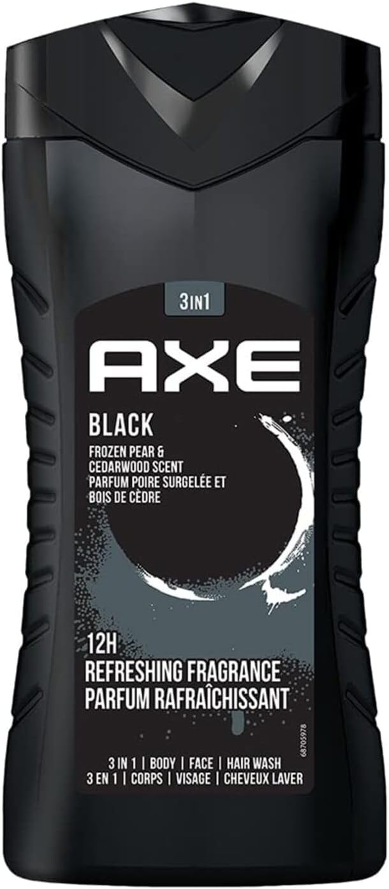 AXE 3-In-1 Body, Face and Hair Wash, Black, 250Ml image number 3