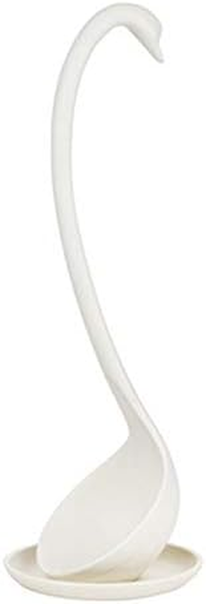 Kitchenware Gadgets Stand up Ladle Spoon with Tray for Home or Commercial Kitchen, Spoon Size: 28.5 * 8.2Cm(Black) Kitchenware Gadgets (Color : White)