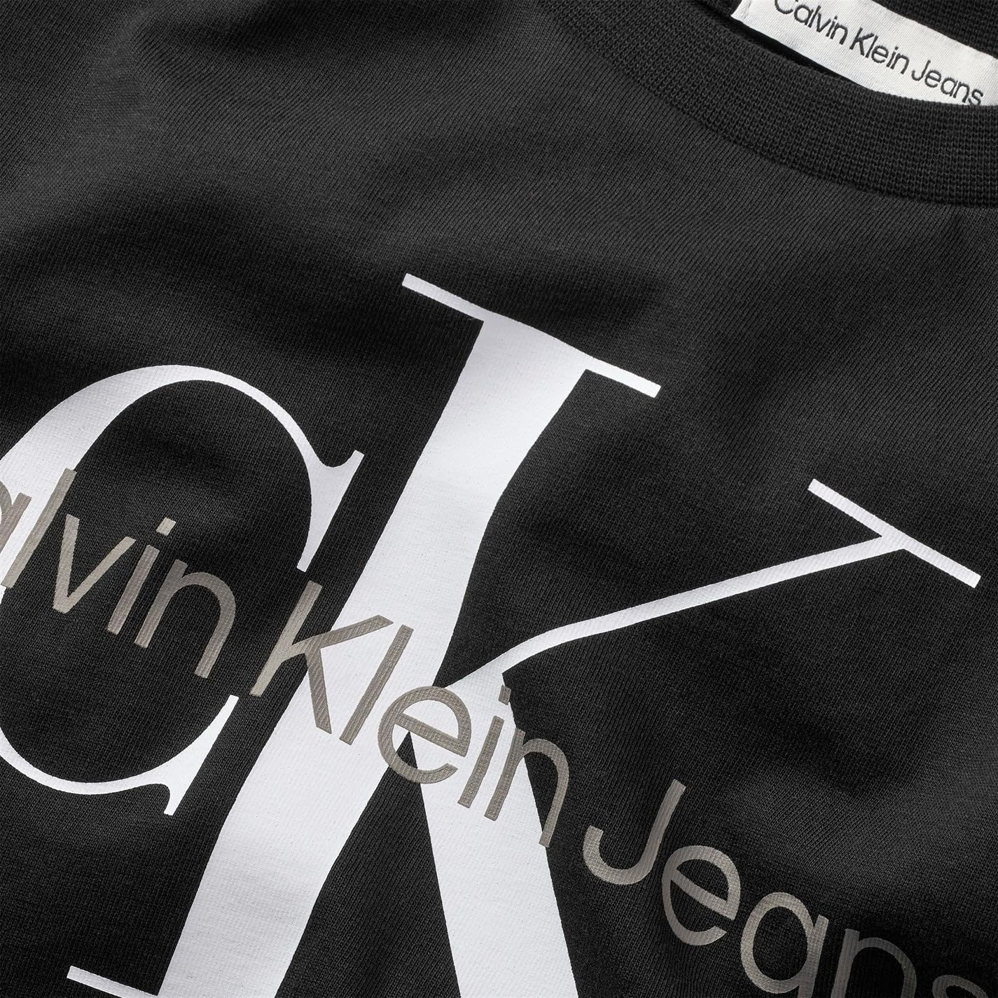 Calvin Klein Kids Monogram SS T-Shirt, Black, 10 image number 2