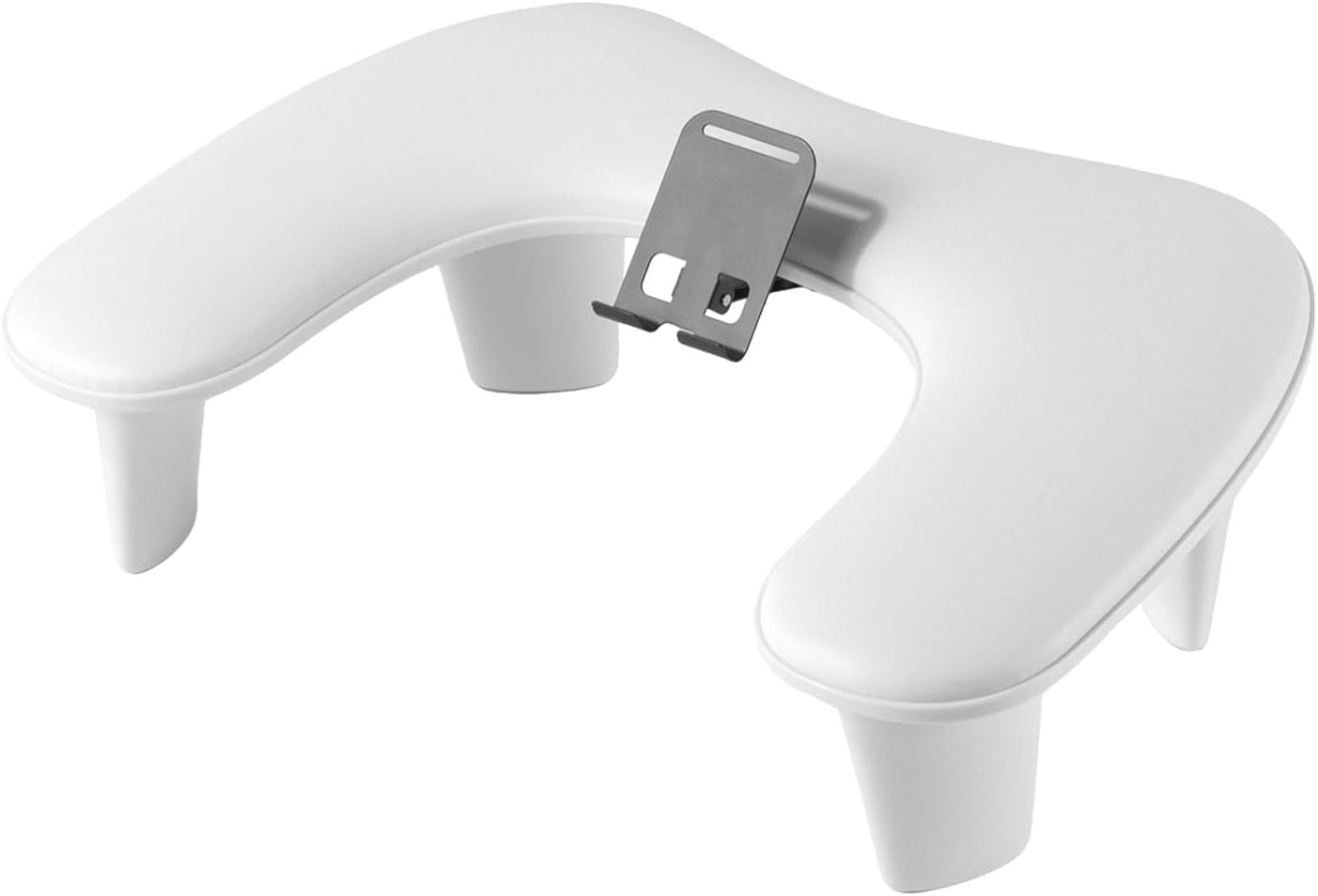 MUSILAN Nail Arm Rest for Nails Tech with Rotating Phone Holder U Shaped Comfortable Manicure Nail Hand Rest Pillow Cushion,Pu Leather Nail Armrest Stand for Acrylic Nail Art Tech Quick Installation image number 2