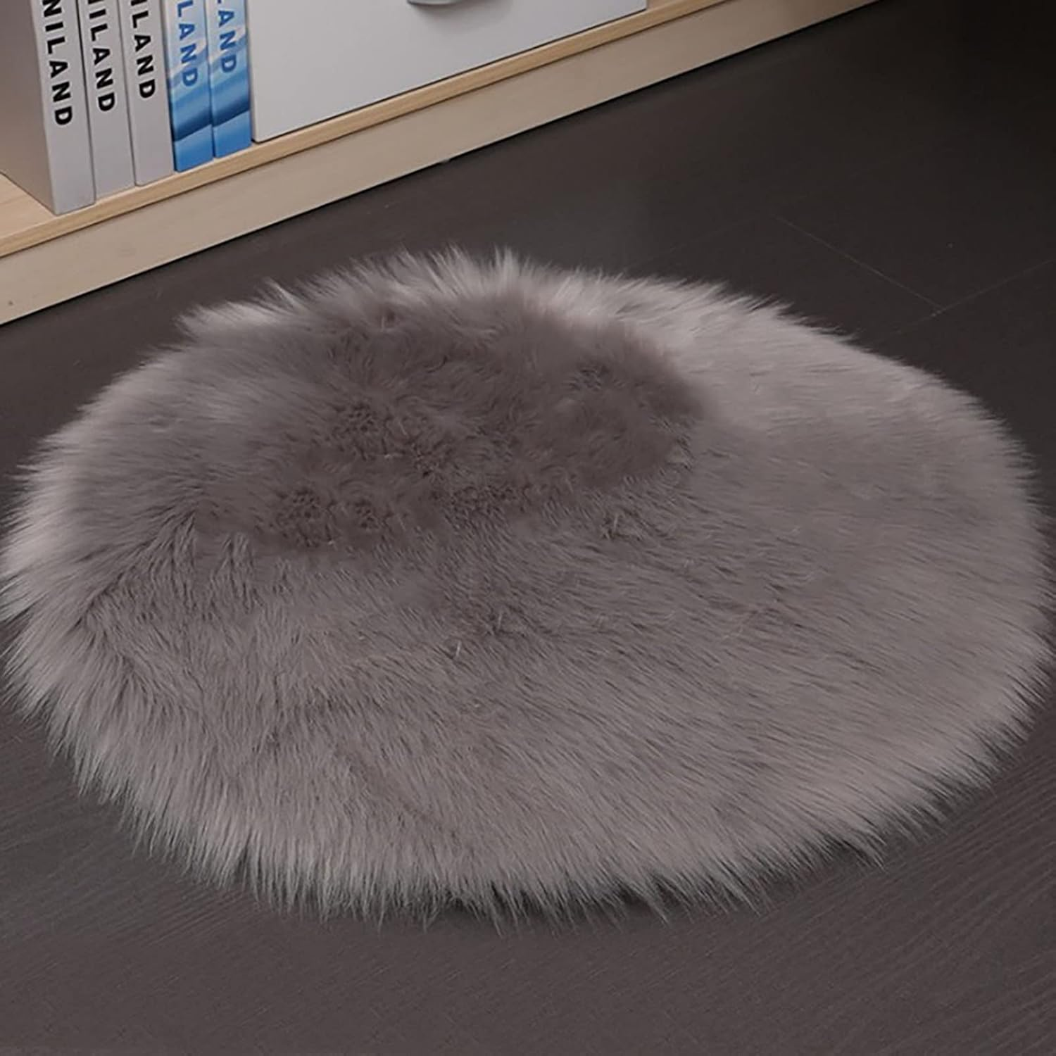 Heated Cat Bed, Plush Imitation Mink Hair Pet Heating Pad Adjustable Constant Temperature Dog Heating Pad Heating Pad for Cats Dogs(Grey) image number 4