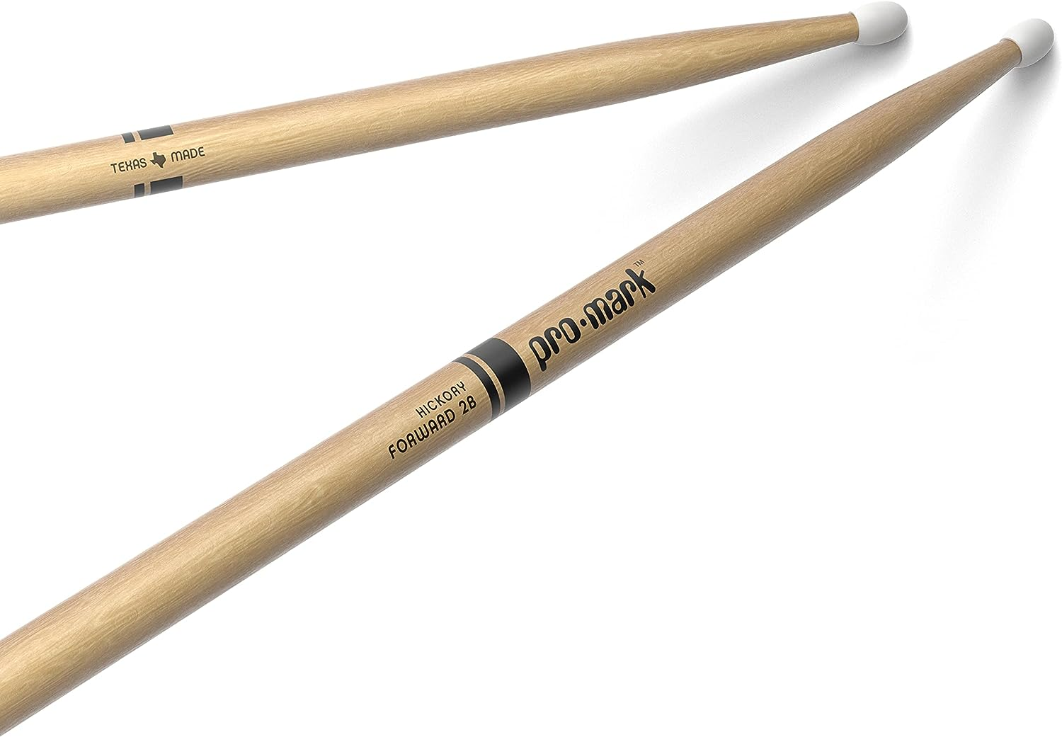 Promark Classic Forward 5A Hickory Drumsticks, Oval Wood Tip, 4-Pack image number 1