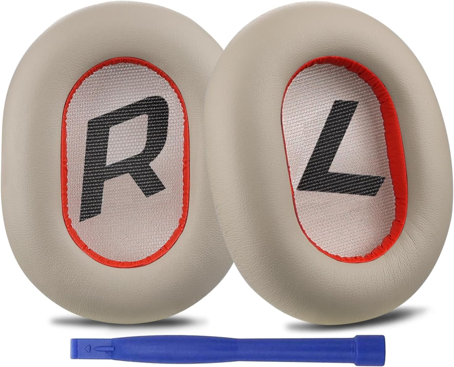 SOULWIT Cooling Gel Earpads Replacement for Plantronics Backbeat Pro 2, Voyager 8200 UC Headphones, Ear Pads Cushions with High-Density Noise Isolation Foam (Red Storm) image number 3