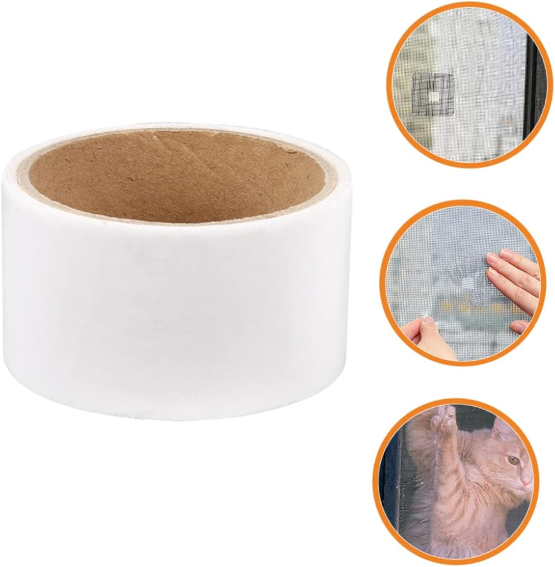 HOMSFOU Screen Tape Self-Adhesive Window Repairing Decal for Sliding Door Window Mesh Tape for Insect Screen image number 5
