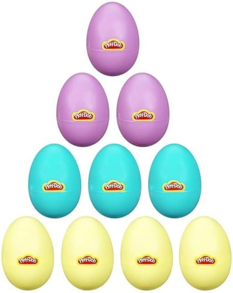 Modeling Clay Filled Easter Eggs - 10 Pack of Colorful Springtime Activity - Mold the Dough Compound with Imagination - Perfect for Easter Baskets and Party Favors - Endless Fun for Kids - Ages 2 Plus image number 4