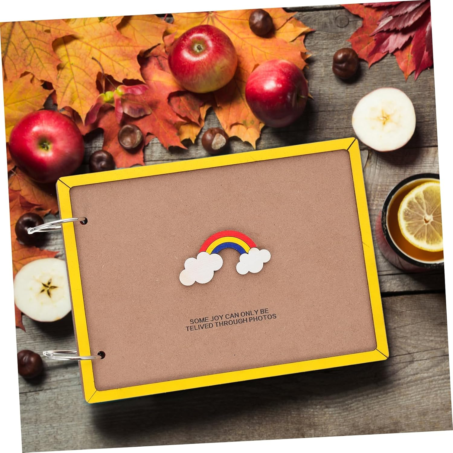 Photo Album Storage Book Photo Album Scrapbook Adhesive Pages Creative Diy Picture Book for Memory Keeping image number 1