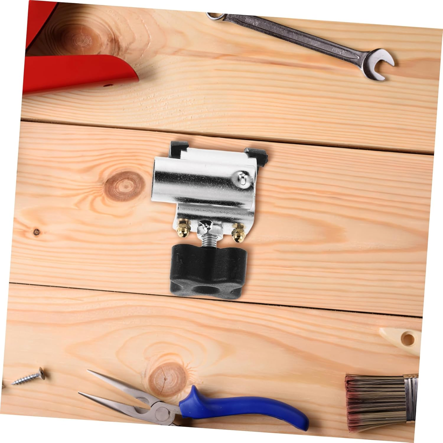 CLISPEED 2Pcs Wheelchair Dining Tray Clamp Support Table Fixture for Easy Installation Compatible with Various Wheelchair Models Durable Dining Accessory