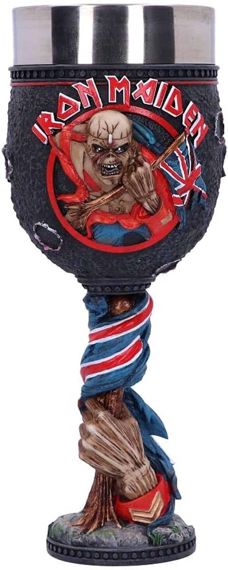 Nemesis Now Officially Licensed Iron Maiden the Trooper Goblet 19.5Cm, Red image number 2