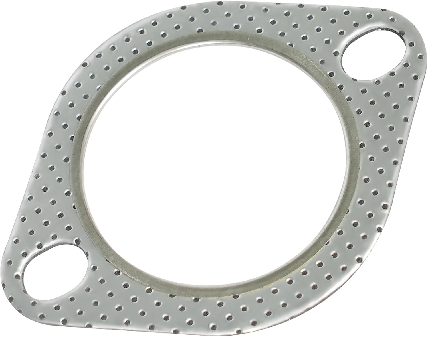 2 Bolt 2.25 Inch/60Mm Exhaust Flange Connection Kit Corrosion Proof Exhaust Flange & Exhaust Gasket Kit with Bolts & Nuts for 60Mm Downpipe(2 Pcs Flange) image number 5