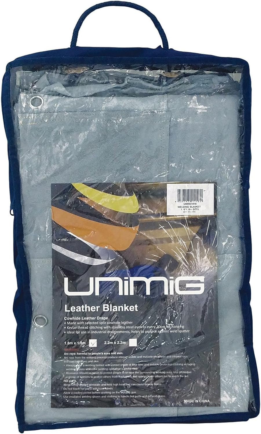 Unimig Leather Welding Blanket 1.8M X 1.8M