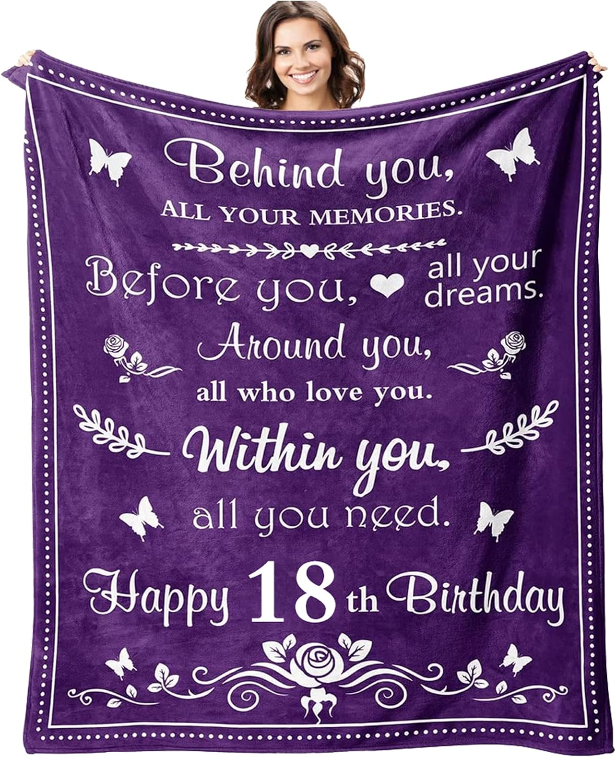 60Th Birthday Gifts for Women Men - Blanket Gift Ideas for 60 Year Old Female Male (50"X60")