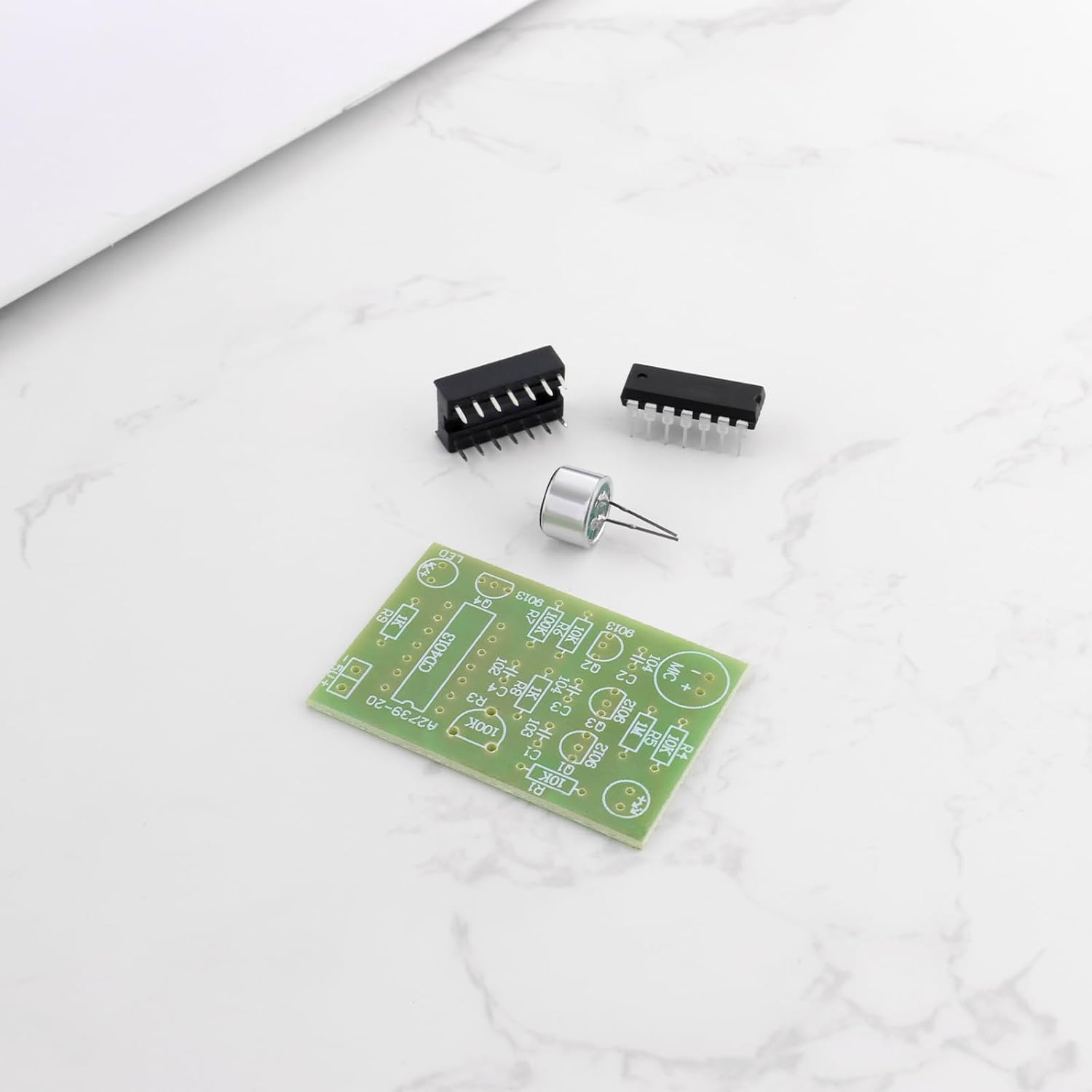 YINETTECH 2 Sets Electronic Candle Kit Soldering Practice Kit Compatible with Children Students Electronics Kit Led DIY Kit image number 2