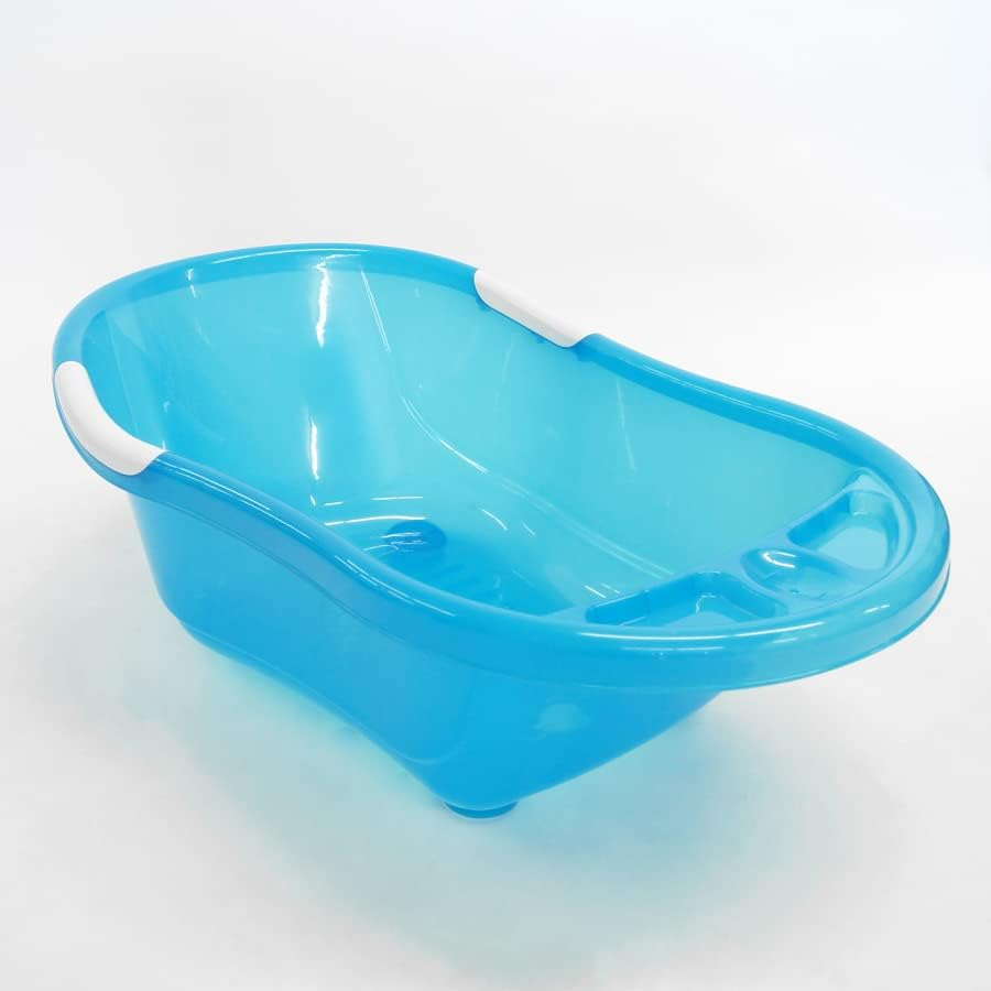 Babyhood Ergo Bath Tub, Blue image number 1