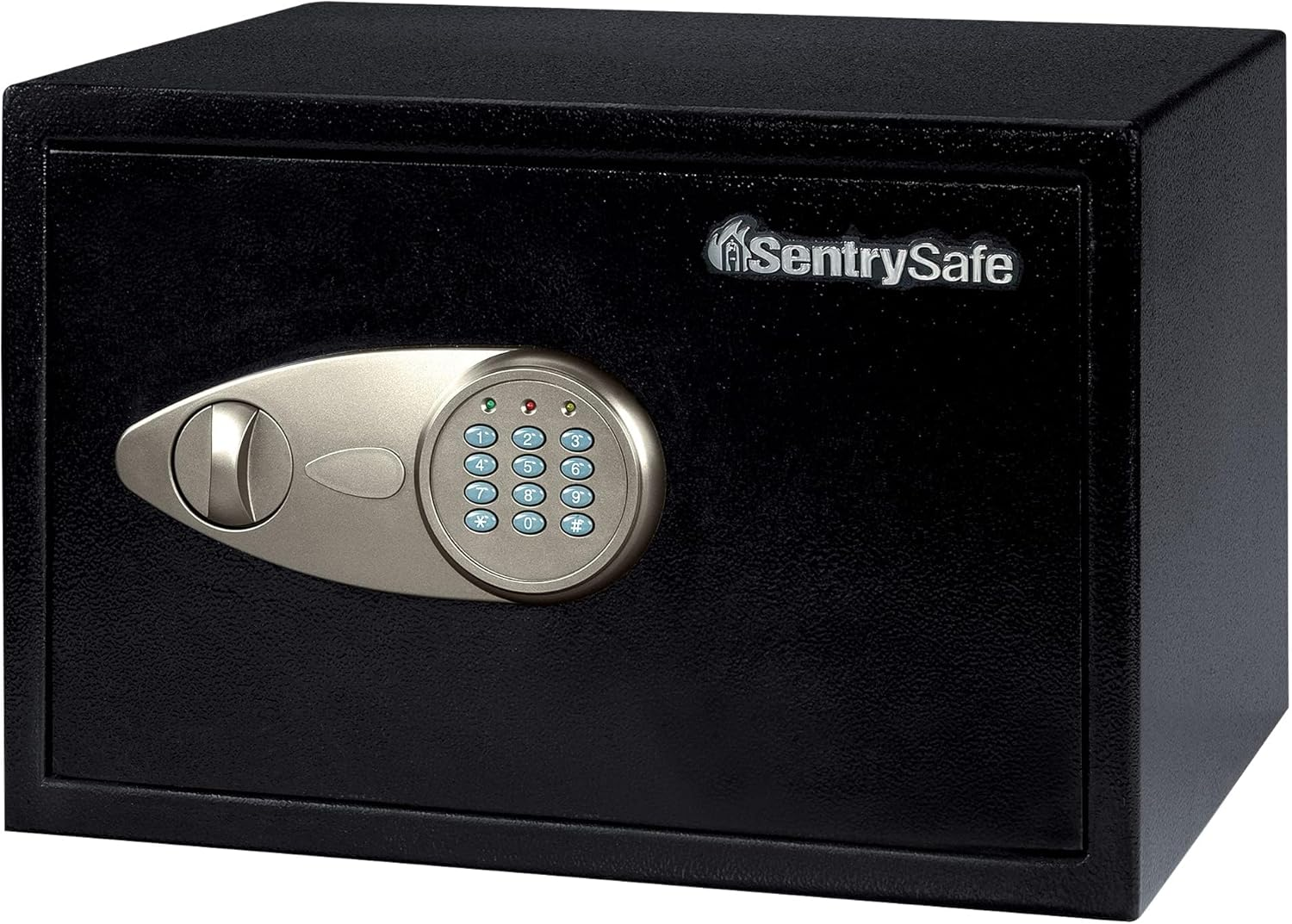 Sentry Safe X055 Compact Digital Lock Safe &ndash; Jewelry & Money Steel Storage Cabinet with Digital Keypad & Override Key &ndash; Lock Box with Bolt-Down Kit for Home, Office, or Dorm &ndash; 16.4L Capacity &ndash; Black image number 3