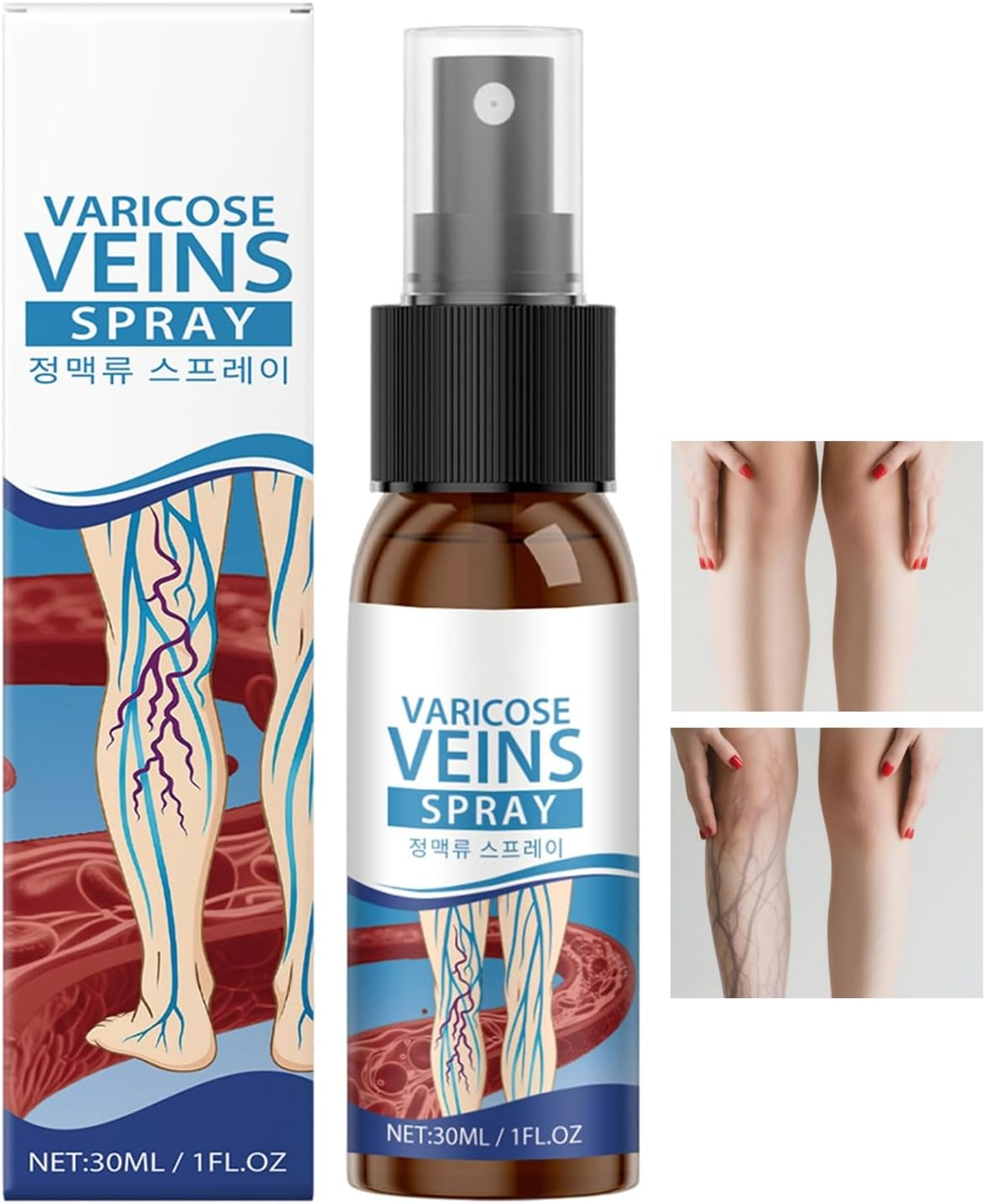 Wjnflqn Leg Massage Spray, 30Ml Long-Lasting Nourishing, Hydrating Leg Massage Spray for Traveling, for Men Boys Girls Youth Teens Husband Son Daughter Family Friends image number 1