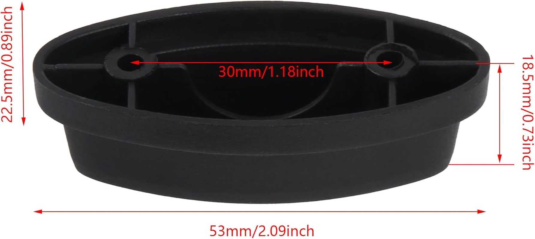 RDEXP 1 Pcs Luggage Side Foot Nail Bracket E Type for Suitcase Replacement image number 1