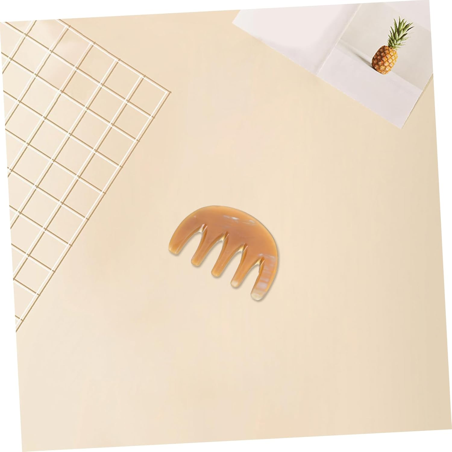 Generic Anti-Static Hair Loss Comb Scalp Massager Tool Scalp Massage Tool Facial Tools Hair Comb Combs for Men Mini Wide Tooth Comb Wide Comb Large Wide Tooth Comb Big Comb Horn Comb image number 4