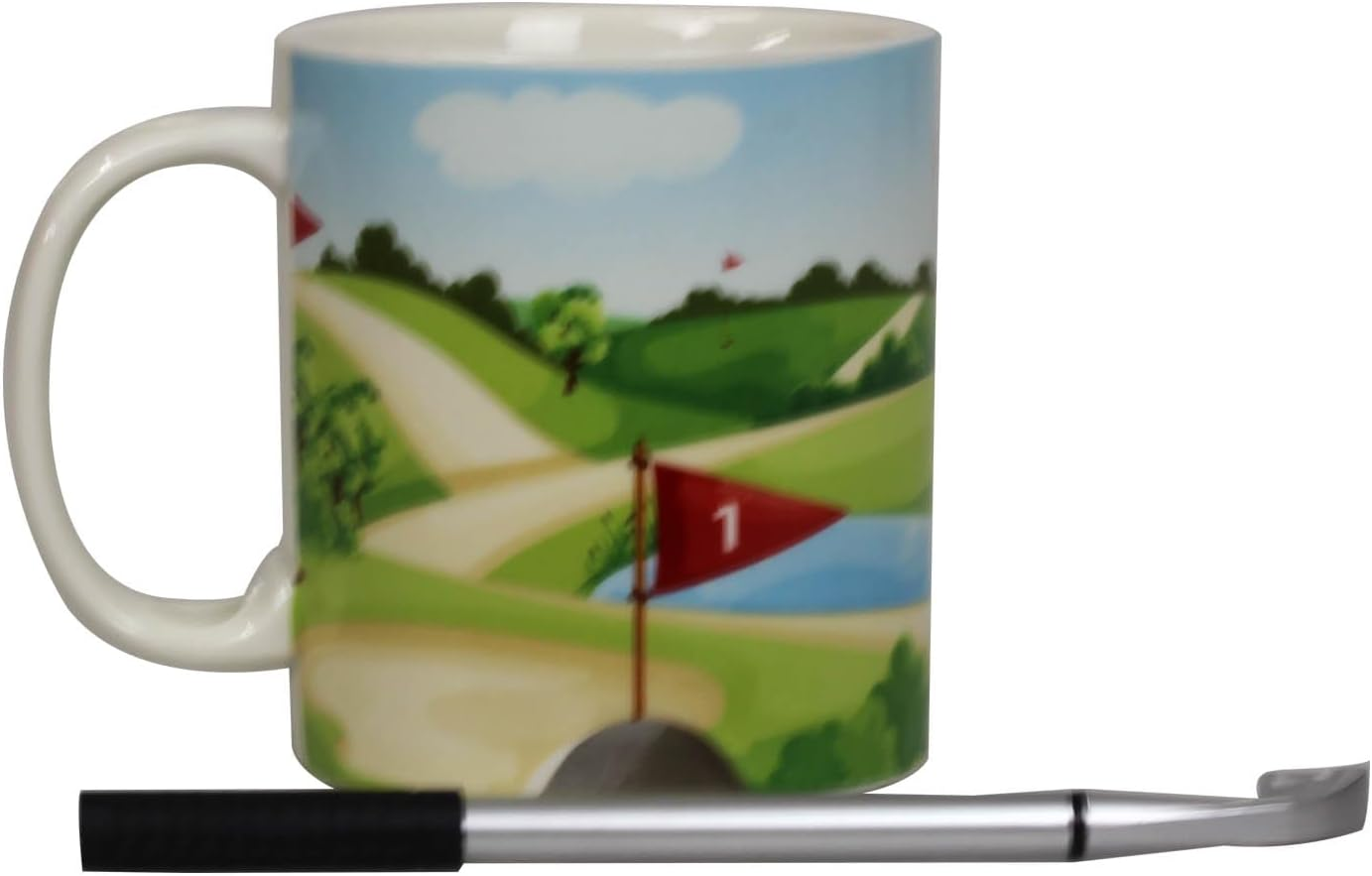 Out of the Blue Golf Course Mug with Golf Club Pen and Golf Ball image number 5
